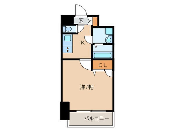 エスリード大須観音プリモの物件間取画像